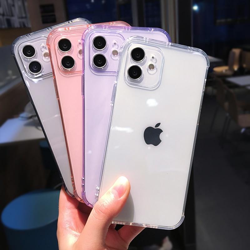 Transparent Camera Protection iPhone Case