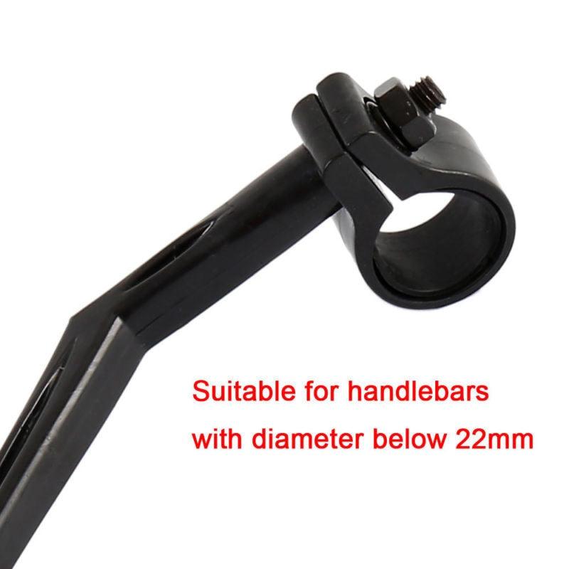 Bike Rear Mirrors Degree Rotation Bicycle Rearview Mirrors Suitable For Mountain Road Bike Safe Rear View Mirror Adjustable Rotatable HD Wide Angle Cycling Biking Clear Acrylic Convex Mirror