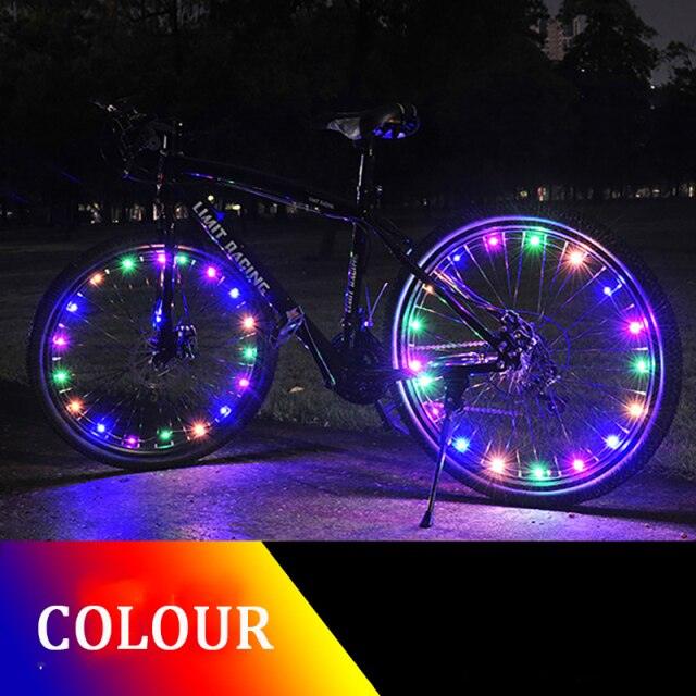 Bicycle Spoke Light Tire Wind Fire Wheel Lights Flash Spoke Light Lamp Outdoor Wheel Lights Cycling Decoration Safety Warning Tire Light Bright Color Bicycle Spoke Lights Ultimate Safety And Style
