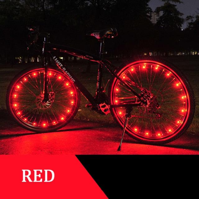 Bicycle Spoke Light Tire Wind Fire Wheel Lights Flash Spoke Light Lamp Outdoor Wheel Lights Cycling Decoration Safety Warning Tire Light Bright Color Bicycle Spoke Lights Ultimate Safety And Style
