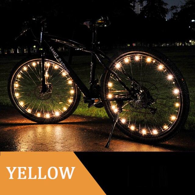 Bicycle Spoke Light Tire Wind Fire Wheel Lights Flash Spoke Light Lamp Outdoor Wheel Lights Cycling Decoration Safety Warning Tire Light Bright Color Bicycle Spoke Lights Ultimate Safety And Style