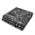 Distraction Tactic B&W - Sony PS4 Pro Skin