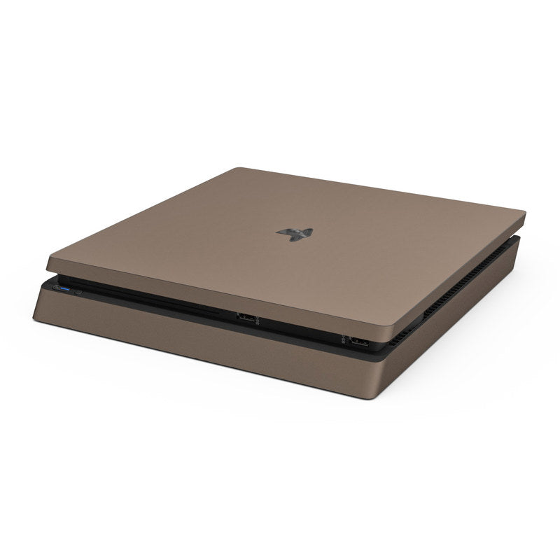 Solid State Flat Dark Earth - Sony PS4 Slim Skin