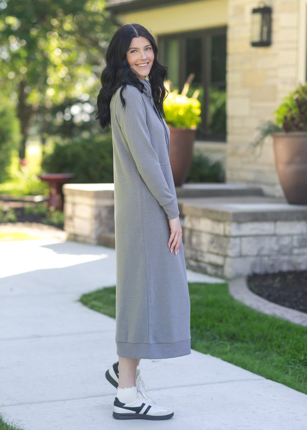 Rae Hoodie Sweatshirt Dress - FINAL SALE