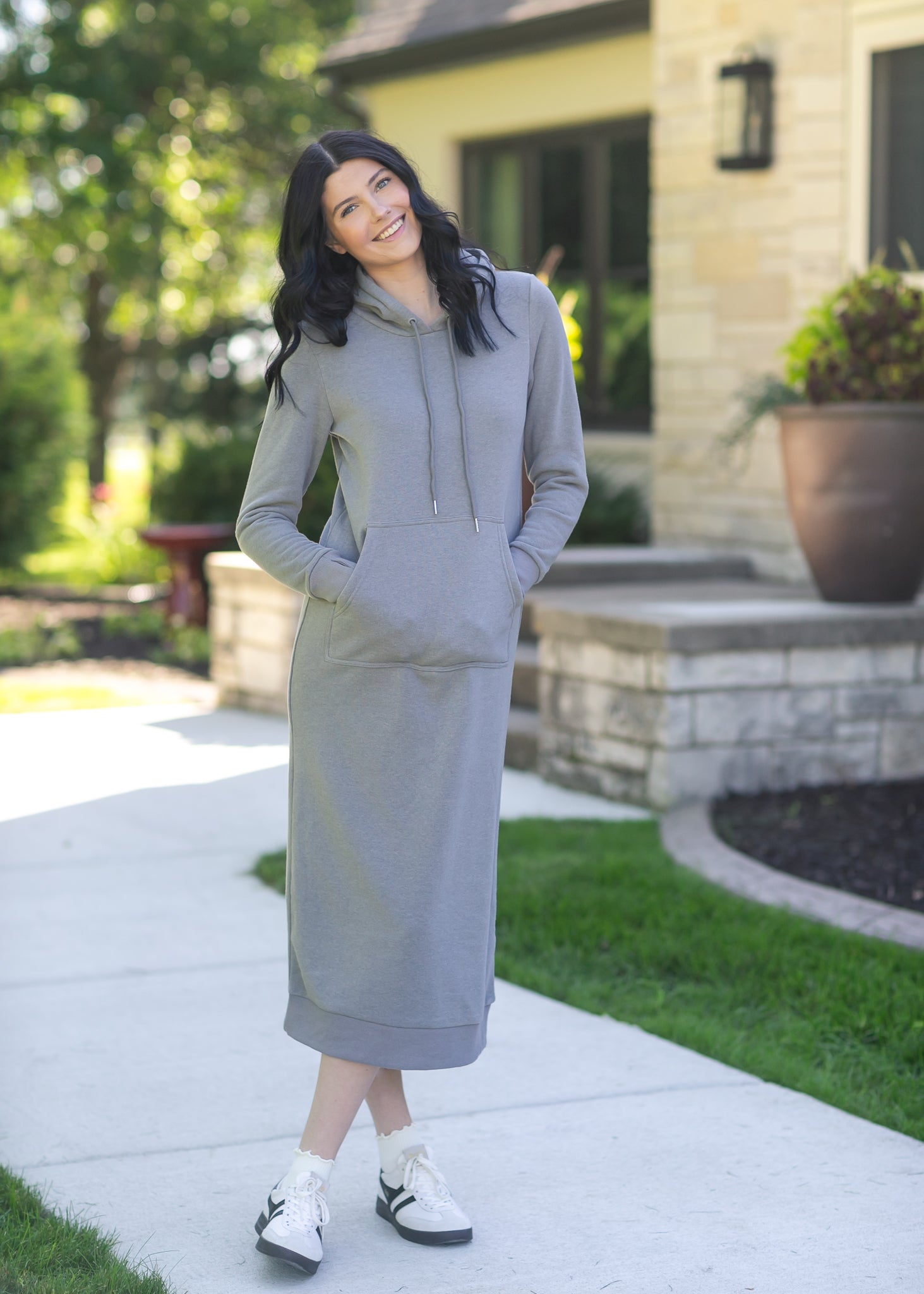 Rae Hoodie Sweatshirt Dress - FINAL SALE