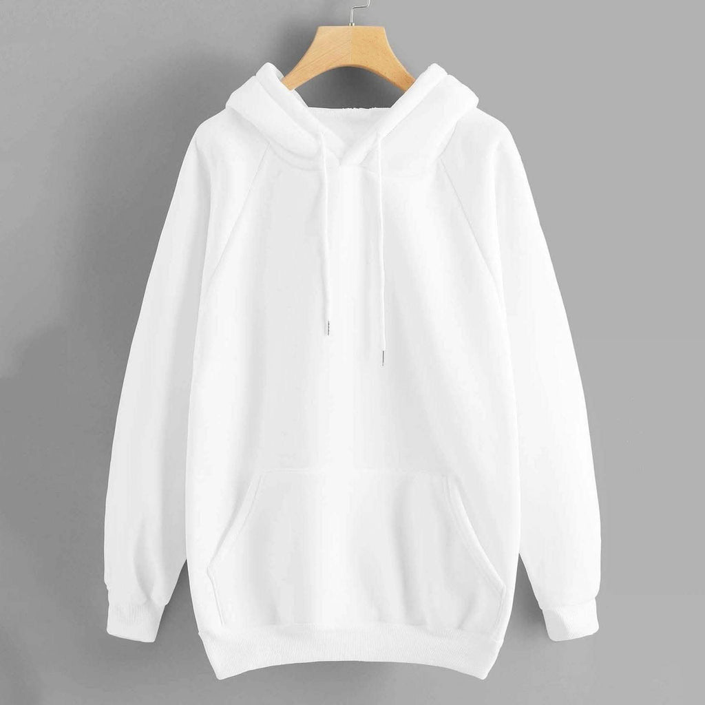 Raglan Sleeve Kangaroo Pocket Hoodie