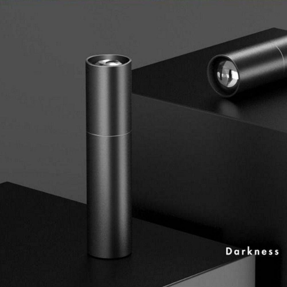 Rechargable Mini Portable Waterproof USB LED  Pocket LED Flashlight Hight Super Bright Flashlight Telescopic Zoom Water Resistant Torch  Great For Indoor/Outdoor Activities Night Camping Hiking