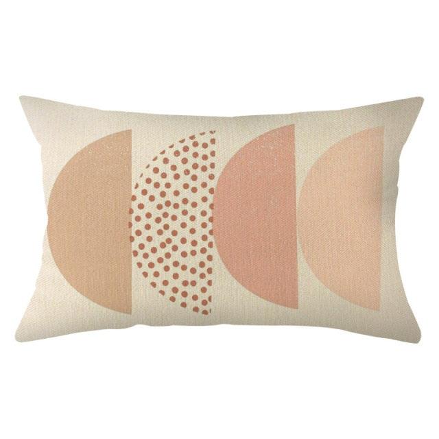 Rectangle Cushion Cover Cotton Fine Linen Pillowcase Brilliant Decorative Lined Linen Comfortable Cushion Covers Throw Pillow Cases For Sofa Pillows Baby Family Home Accessories