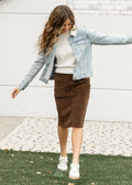 Remi Corduroy Midi Skirt - FINAL SALE