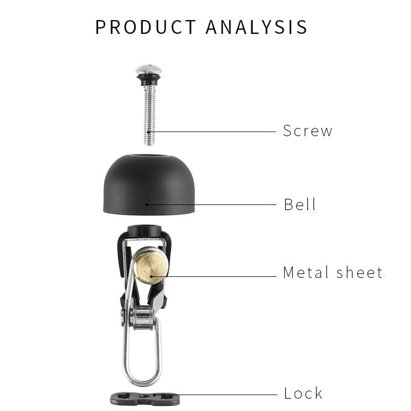 Retro Bicycle Bell Stainless Steel Bike Ringer Road Bike Horn Handlebar Bicycle Ring Loud Sound Cycling Bell Alarm Accessory Bike Bell Classic Bicycle Bell For Bike Vintage Ring Bell With Loud Sound Bells For Road Mountain Bike Handlebars Adults