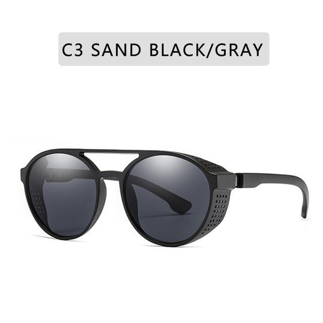 Round Vintage Sunglasses Retro Eyewear For Men Women Classic Sunglasses For Women & Men Retro Style Goggles In Round Shape Flip Up Driving Glasses Vintage Style & Fashionable  Eyewear