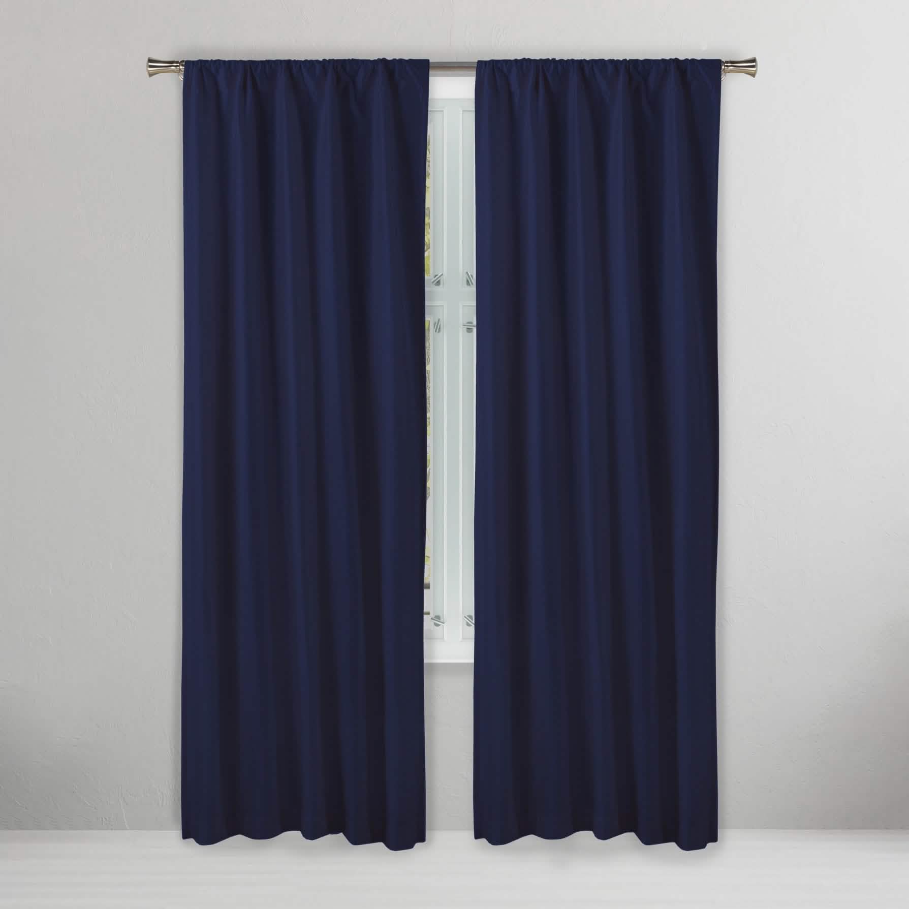 Set of 2: Embossed Crinkie Semi-Sheer Window Curtain Pair Panel