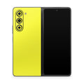 Solid State Lemon - Samsung Galaxy Z Fold5 Skin