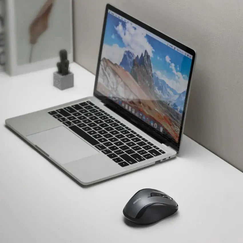 Silent Laptop Wireless Mouse Adjustable DPI Stylish Easy Switch Bluetooth 2.4GHz Mouse For Computer