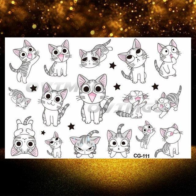 Small 3D Dinosaur Temporary Sticker Tattoos Colorful Tiny Tattoos For Party Children