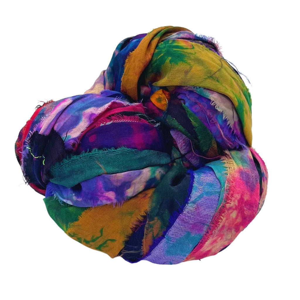 Artisan Recycled Sari Ribbon – Sari Treasures in Every Strand
