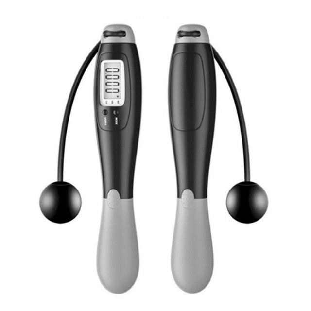 Smart Creative Counting Skipping Rope Wireless Skip Rope Electronic Digital Lose Weight Cordless Jump Ropes Weighted Cordless Jump Rope For Fitness Jump Rope Counter Adjustable Speed Skipping Rope For Men Women