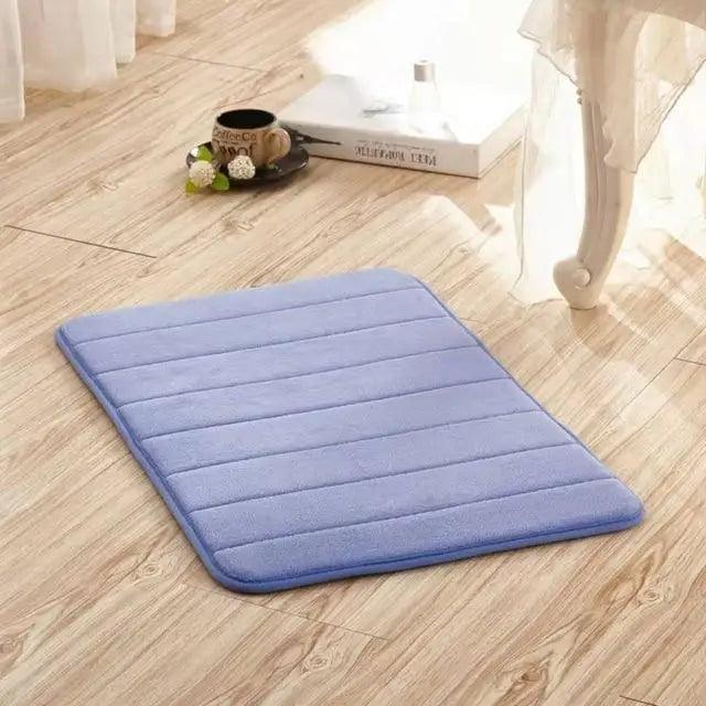 Soft Colorful Home Non-slip Comfortable Memory Foam Bath Mat Bathroom Carpet Water Absorbent Washable Toilet Rug Floor Mat