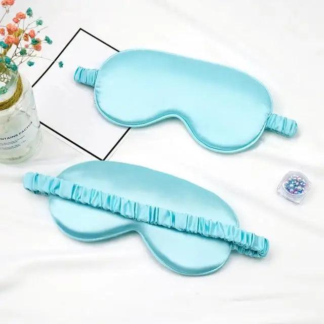 Soft  Silk Sleep Eye Mask Portable Travel Eye Patch Nap Eye Patch Super Smooth Eye Mask Eye Cover Sleeping Mask Night