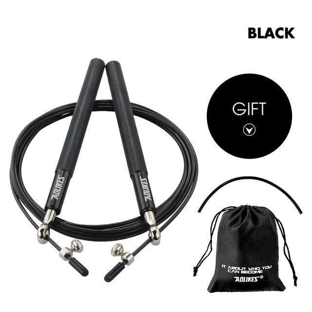 Sport Speed Jump Rope Professional Skipping Rope Adjustable Length Ergonomic Design Jumping Ropes For Speed Workout Ideal For Boxing Fitness Skip Workout Training