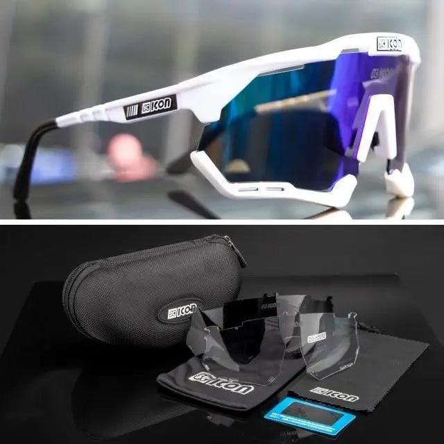 Sports Photochromic Cycling Glasses Road Bicycle Glasses For Men Women Stylish Unisex Outdoor Polarized Cycling Sunglasses Bicycle Eyewear