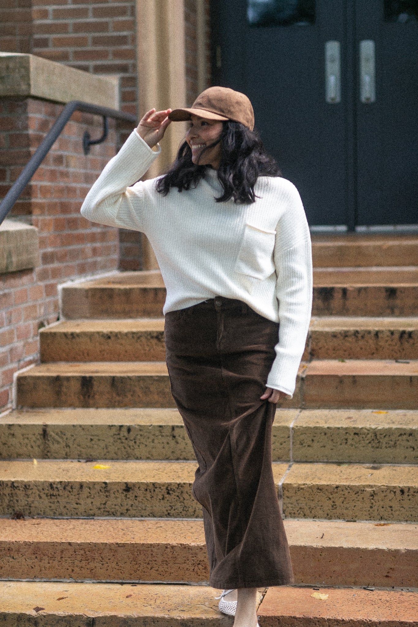 Stella Maxi Corduroy Skirt - FINAL SALE