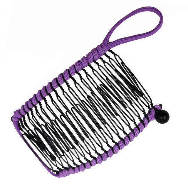 Stretch Banana Clip Double Side Lazy Women Hair Comb Easy Thick Curly Hair Styling Tool Ponytail Mohawk Bun Maker Accessories For Curly Hair Women