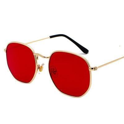 Stylish Small Round Polarized Sunglasses for Men Women Sunglasses For Hexagon Shape Sunglasses New Women Sunglasses In Metal Colorful Frame Glasses Eyewear For Men Women
