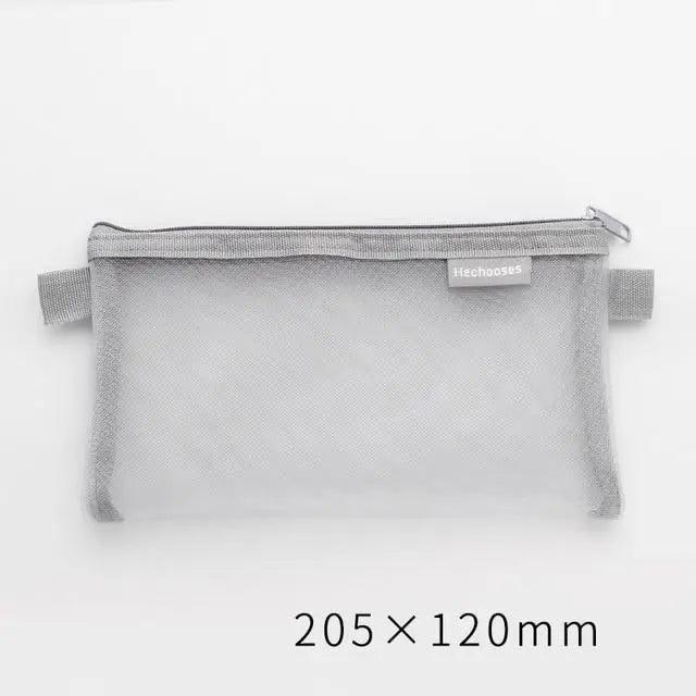 Stylish Transparent Office Pencil Case Simple Design Pen Bags Cute Storage Lightweight Pencil Bags For Student
