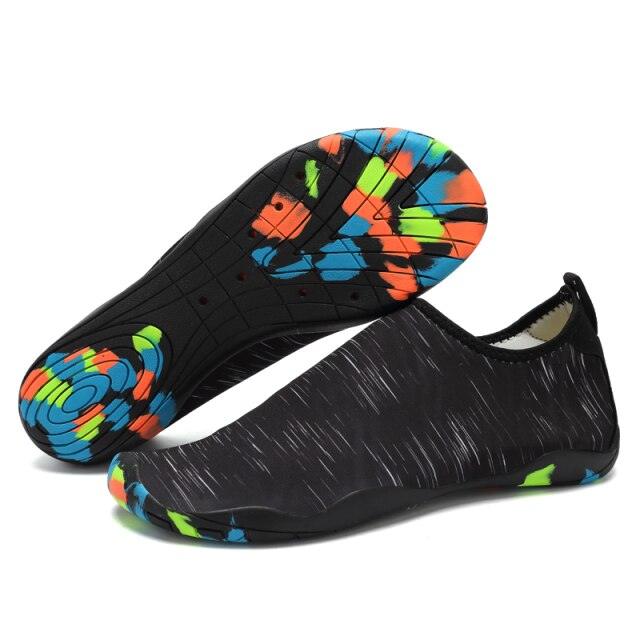 Summer Outdoor Mens Sports Water Shoes Non-Slip Beach Shoes Barefoot Upstream Shoes Quick-Dry Aqua Sock Barefoot For Beach Swim River Pool Lake Hiking Kayaking Surfing