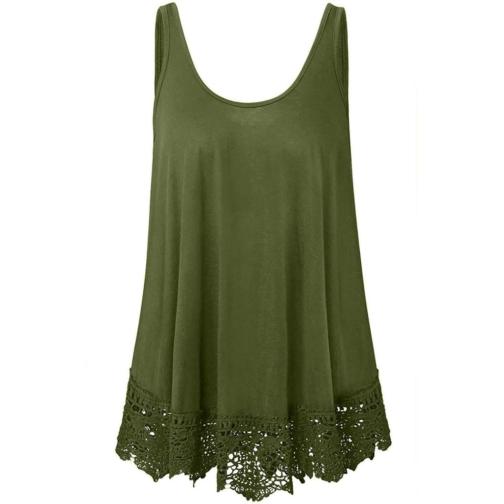 Swing Lace Flowy Women's Tank Top