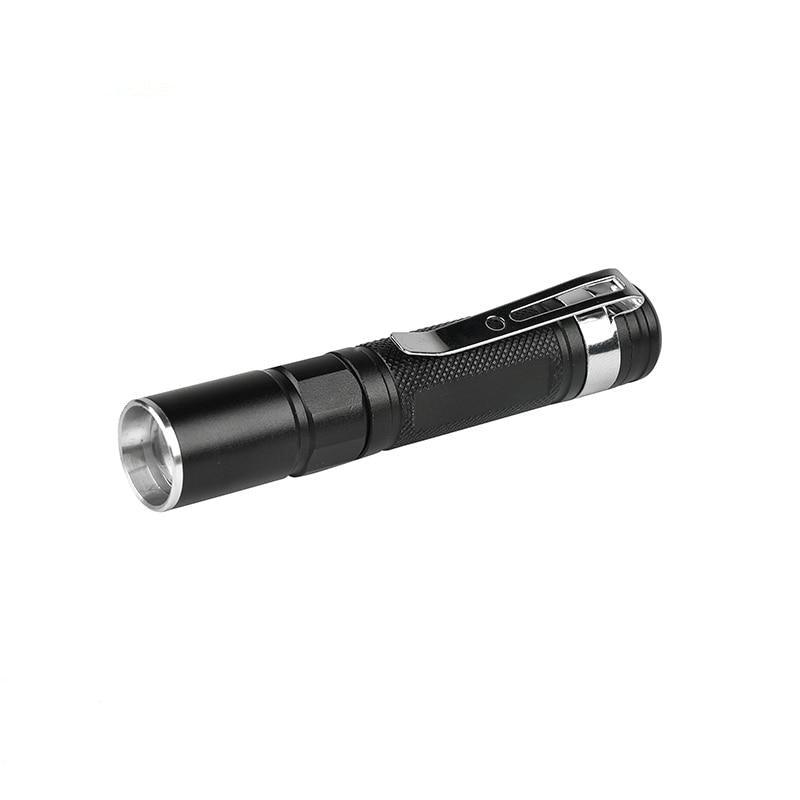 Tactical Adjustable Flashlight Super Bright LED Mini Flashlights With Belt Clip Waterproof Zoomable Mini Brightest Best Flashlights Portable Torch Powerful For  Hiking Camping
