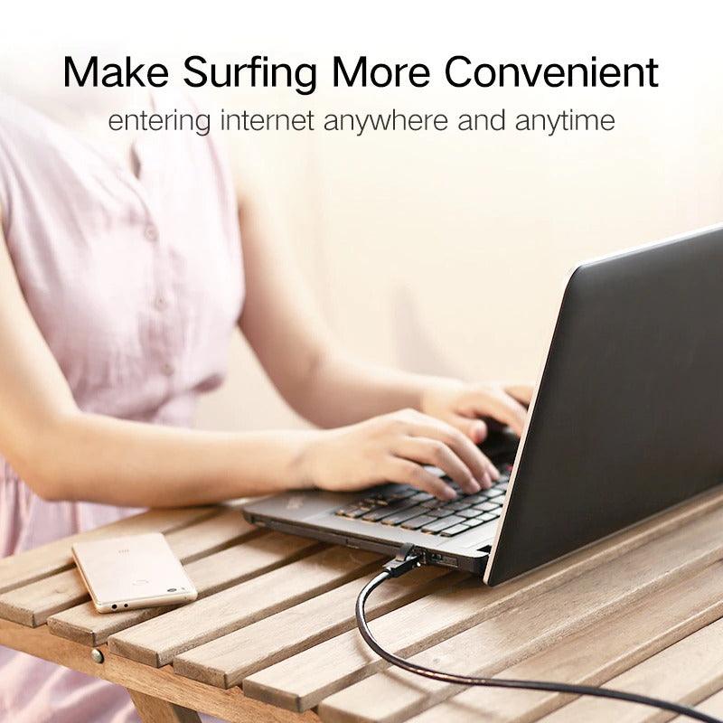 Ethernet Cable 1000Mbps Cat 6 Network Lan UTP Gigabit Networking Wire Plated RJ45 Connectors Cat6 Network Ethernet LAN Cable For Laptop Router RJ45 CAT6 Ethernet Cable