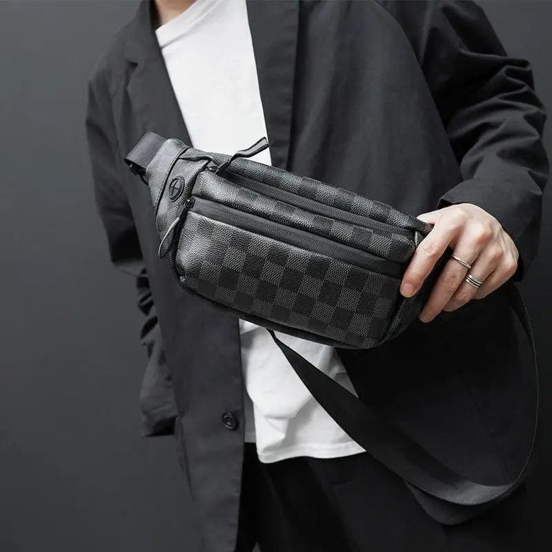 Unisex Luxury Black Fanny Pack Women Belt Bag Waist Purse Cross Body Bag Bum Fashionable Waist Bag For Traveling
