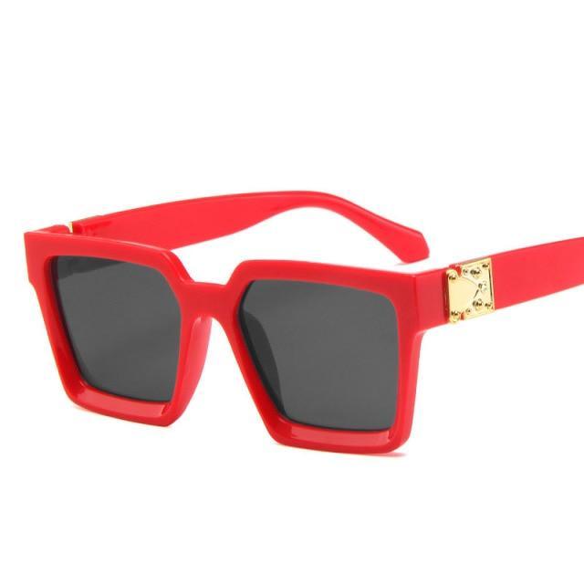 Unisex Polarized Black Summer Sunglasses Classic Style Sunglasses For Men Square Shape Design Eyeglasses For Men/Women Luxury Mirror Retro Style High Quality Glasses For Female