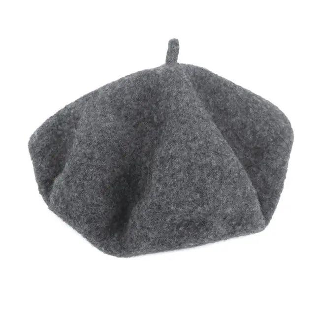 Vintage Beret Hat Flat Cap For Women Retro Classic Style Wool Beret Caps Modern Women Hats