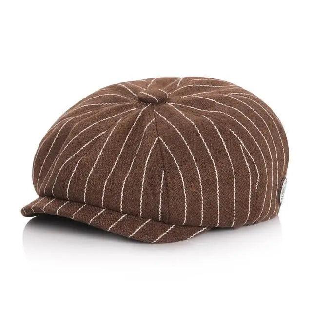 Vintage Children Winter Beret Caps Cute Octagonal Beret Soft Hat Comfortable Retro Style Caps For Children