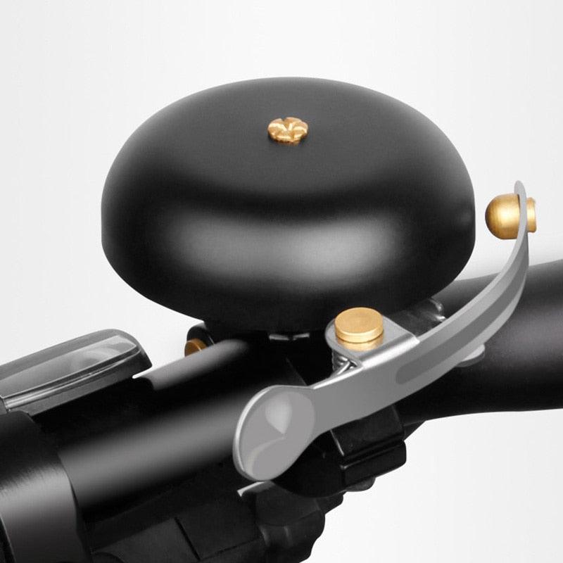 Vintage Classic Bicycle Bells Copper Aluminum Alloy Bike Handlebar Bell Ring Loud Sound Horn Compass Safety Warning Alarm Bike Bell Classic Bicycle Ring Bell Horn Nice Loud Tone Cycling Accessories