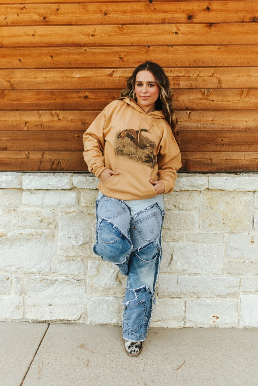 Vintage Duck Graphic Hoodie