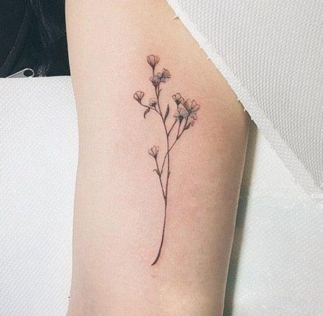 Waterproof Temporary Tattoo Lavender Stickers Butterfly Flower Luxury Small Tattoo For Body Arm