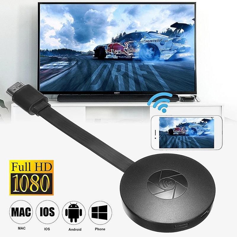 WiFi Wireless Dongle TV Stick HDMI Compatible HD 1080P Wireless TV Cast Display WiFi Display Dongle Receiver For Mobile Phones Cast To TV