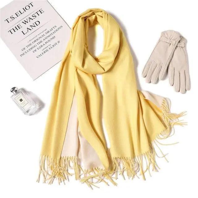 Winter Women Scarf Fashion Solid Soft  Scarves For Lady Shawls Wrap Casual Wear Travel Friendly For Winter Fall Winter Classic Warm Soft Chunky Warm Scarves Wrap Scarf