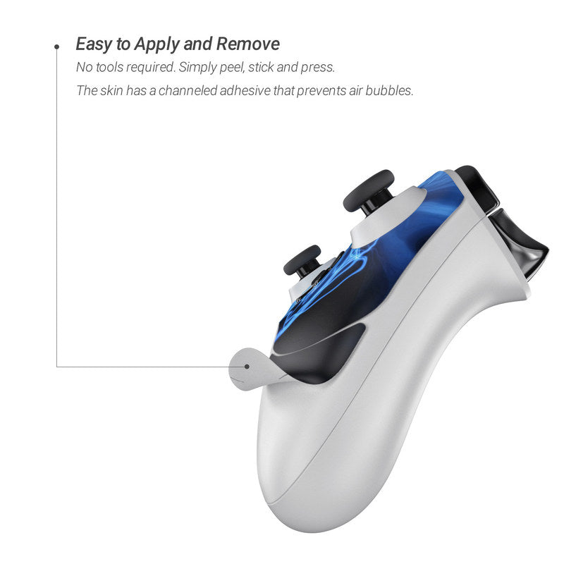 Blue Quantum Waves - Microsoft Xbox One Controller Skin